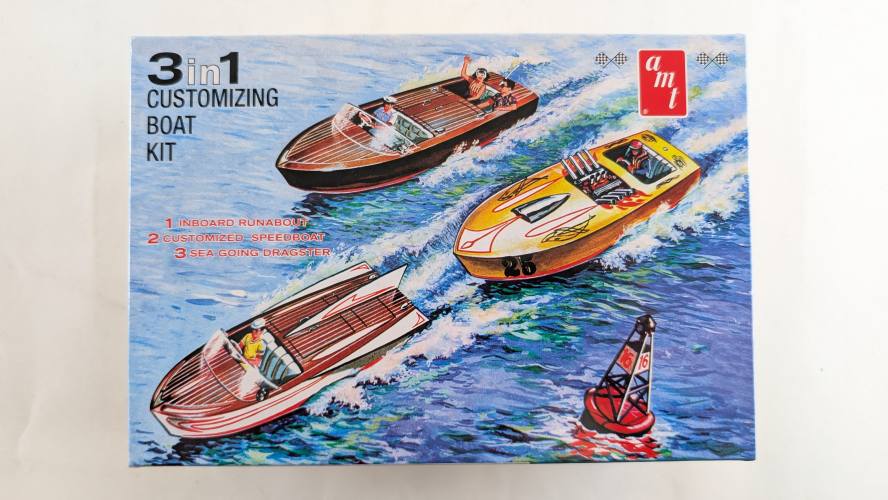 AMT  1056 3 IN 1 CUSTOMIZING BOAT KIT