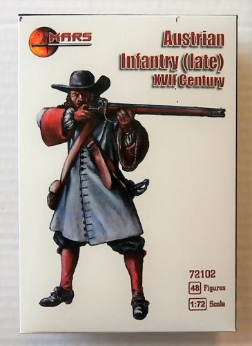 MARS 1/72 72102 AUSTRIAN INFANTRY  LATE   XVII CENTURY 