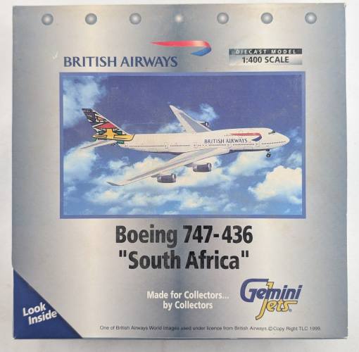 GEMINI JETS 1/400 016 BOEING 747-436 SOUTH AFRICA