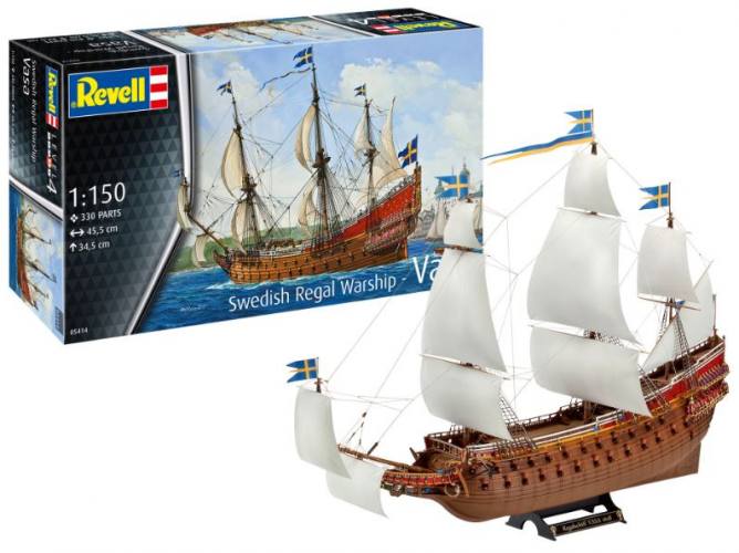 REVELL 1/150 05414 SWEDISH REGAL SHIP VASA