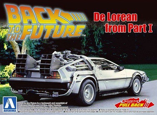 AOSHIMA  05475  BACK TO THE FUTURE DE LOREAN FROM PART I