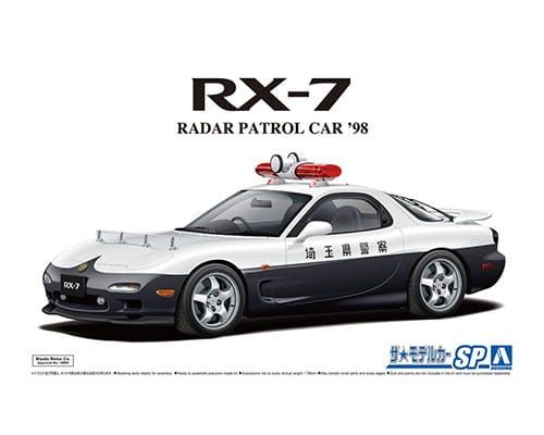 AOSHIMA 1/24 05922 MAZDA FD3S RX-7 RADAR PATROL CAR  98