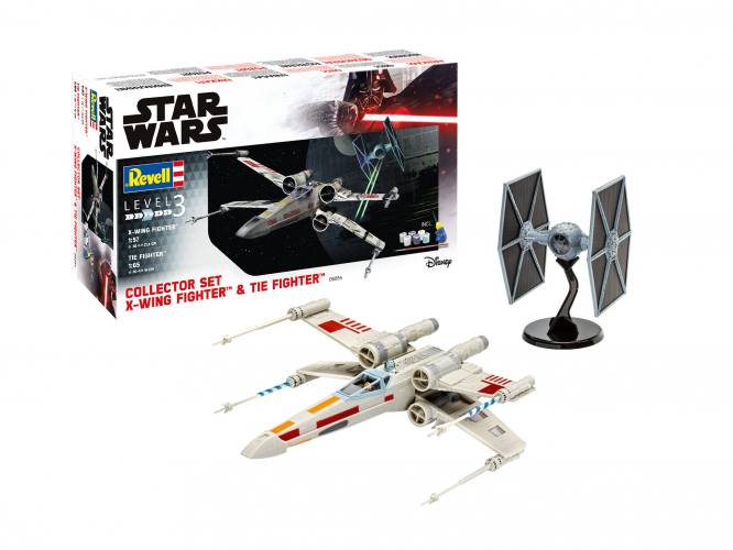 REVELL  06054 X-WING FIGHTER   TIE FIGHTER COLLECTOR SET