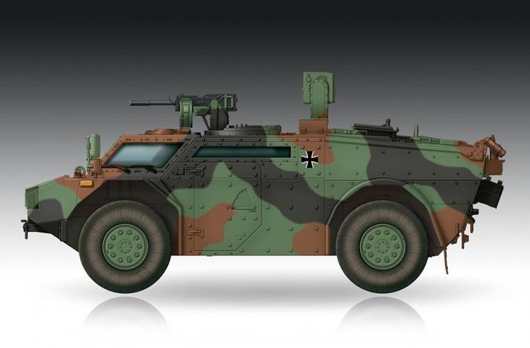 TRUMPETER MODELS 1/72 07402 GERMAN FENNEK LGS GERMAN VERSION