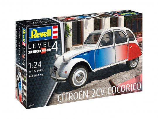 REVELL 1/24 07653 CITROEN 2CV COCORICO