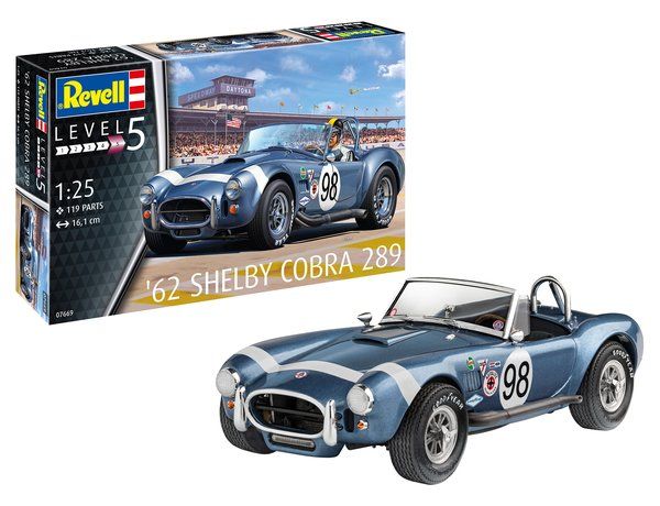 REVELL 1/25 07669  62 SHELBY COBRA 289