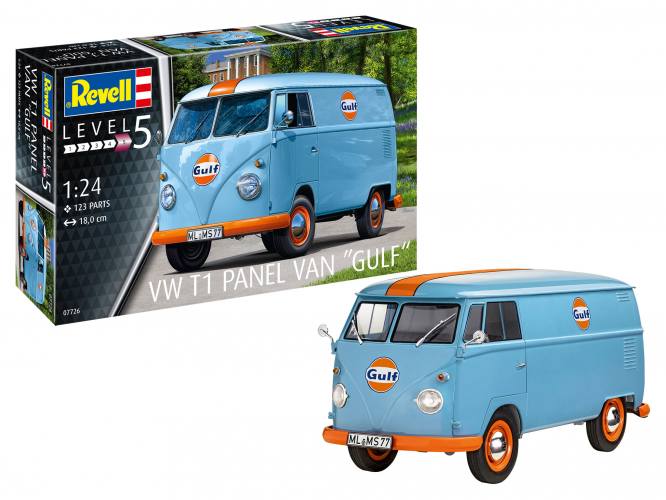 REVELL 1/24 07726 VW T1 PANEL VAN GULF