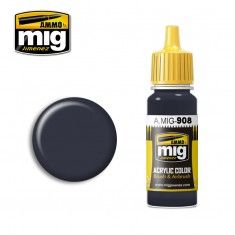 AMMO BY MIG JIMENEZ  0908 GREY BASE 17ml ACRYLIC PAINT FOR BRUSH   AIRBRUSH