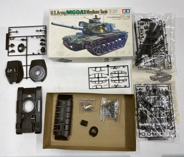 KINGKIT MODEL SCRAPYARD 1/35 TAMIYA 3028 M60A1  NO DECALS   INCOMPLETE 