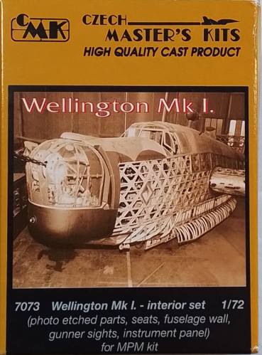 CMK 1/72 7073 WELLINGTON MK I INTERIOR SET