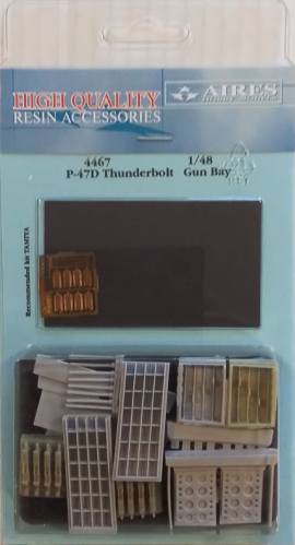 AIRES HOBBY MODELS 1/48 4467 P-47D THUNDERBOLT GUN BAY
