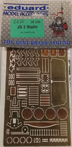 EDUARD 1/35 35 136 JS 3 STALIN FOR TAMIYA KIT