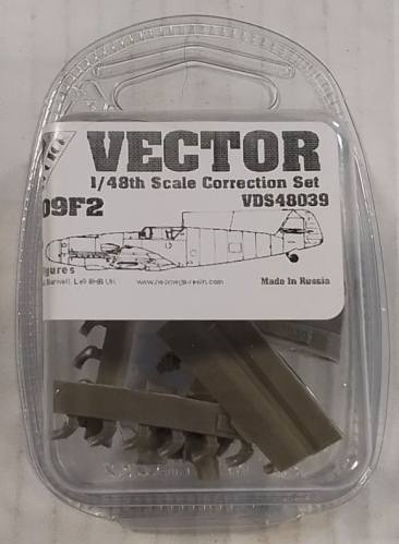 VECTOR 1/48 48039 MESSERSCHMITT BF-109F2 CORRECTION SET