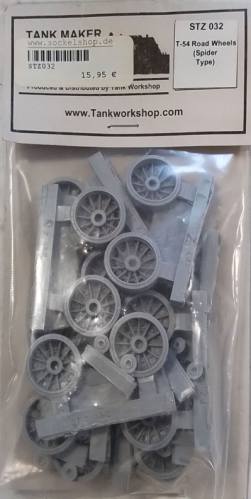 TANK WORKSHOP 1/35 STZ 032 T-54 ROAD WHEELS  SPIDER TYPE 