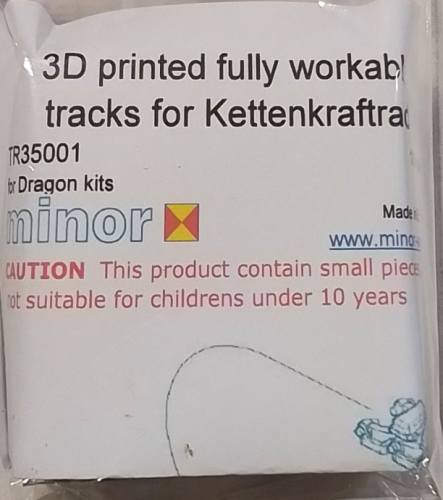 MINOR 1/35 TR35001 3D PRINTED FULLY WORKABLE TRACKS FOR KETTENKRAFTRADE  DRAGON KITS