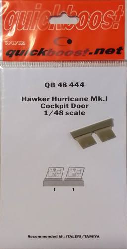 QUICKBOOST.NET 1/48 QB 48 444 HAWKER HURRICANE MK.I COCKPIT DOOR 1/48 SCALE