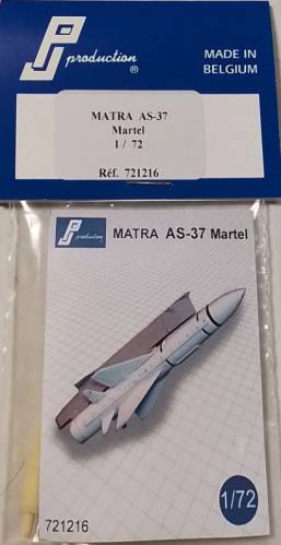 PJ PRODUCTIONS 1/ 72 721216 MATRA AS-37 MARTEL