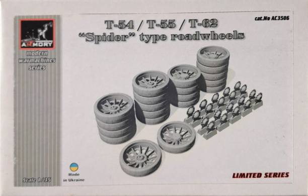 ARMORY 1/35 AC3506 T-54/T-55/T-62 SPIDER TYPE ROAD WHEELS