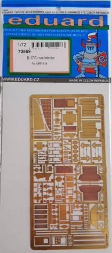 EDUARD 1/72 73569 B-17G Rear Interior