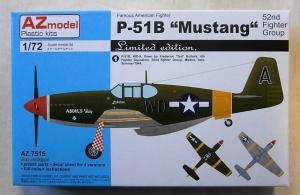 AZ MODEL 1/72 7515 P-51B MUSTANG 52nd FIGHTER GROUP