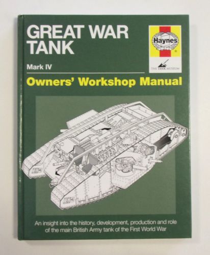 CHEAP BOOKS  ZB1956 HAYNES GREAT WAR TANK OWNERS WORKSHOP MANUAL