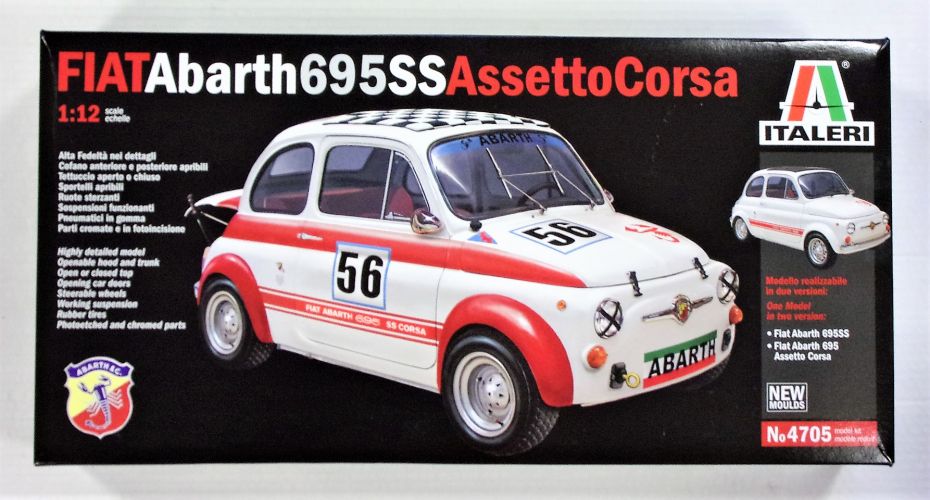 ITALERI 1/12 4705 FIAT ABARTH 695 SS ASSETTO CORSA