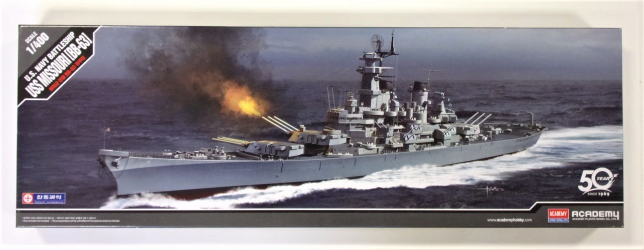 ACADEMY 1/400 14401 USS MISSOURI  BB-63    UK SALE ONLY 