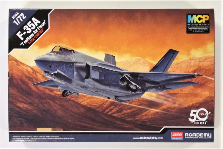 ACADEMY 1/72 12561 F-35A - 7 NATIONS AIR FORCE