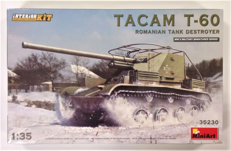 MINIART 1/35 35230 TACAM T-60 ROMANIAN TANK DESTROYER