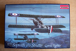 RODEN 1/48 407 SOPWITH 1 AND A HALF STRUTTER COMIC FIGHTER
