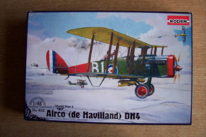 RODEN 1/48 422 AIRCO  de HAVILLAND  D.H.4