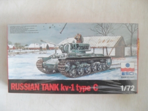 ESCI 1/72 8037 RUSSIAN TANK KV-1 TYPE C