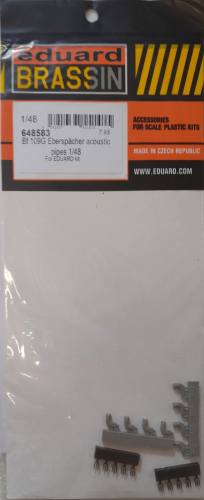 EDUARD 1/48 648583 BF 109G EBERSP  CHER ACOUSTIC PIPES