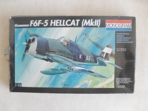 MONOGRAM 1/48 74022 GRUMMAN F6F-5 HELLCAT  Mk.III 
