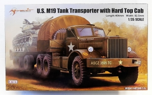 MERIT 1/35 63501 US M19 TANK TRANSPORTER WITH HARD TOP CAB