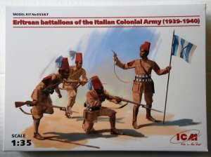 ICM 1/35 35567 ERITREAN BATTALIONS OF THE ITALIAN COLONIAL ARMY 1939-1940