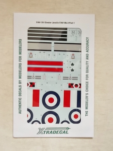 XTRADECAL 1/48 48125 GLOSTER JAVELIN FAW Mk.9 PART 1