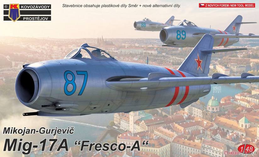 KOVOZAVODY 1/48 KP4824 MIG-17A 