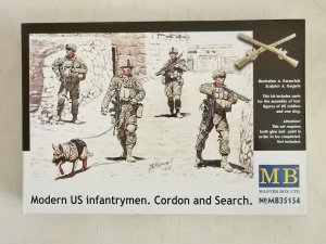 MASTERBOX 1/35 35154 MODERN US INFANTRYMEN CORDON   SEARCH