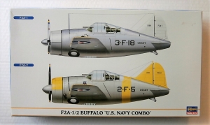 HASEGAWA 1/72 00968 F2A-1/2 BUFFALO US NAVY COMBO