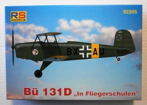 RS MODELS 1/72 92205 BUCKER Bu 131D IN FLIEGERSCHULEN