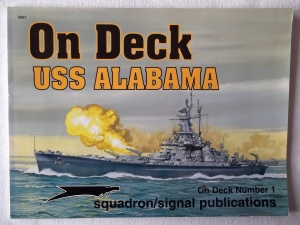 SQUADRON/SIGNAL ON DECK  5601 USS ALABAMA 