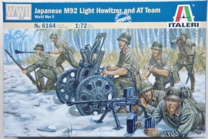 ITALERI 1/72 6164 JAPANESE M92 LIGHT HOWITZER   AT TEAM