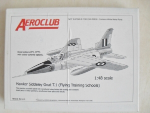 AEROCLUB 1/48 HAWKER SIDDELEY GNAT T.1  FLYING TRAINING SCHOOLS 
