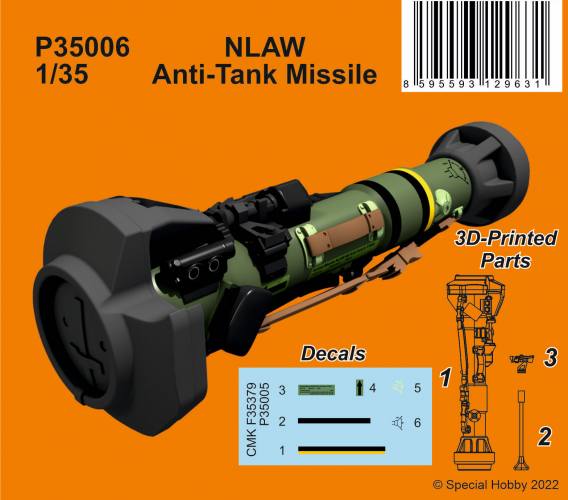 CMK 1/35 35006 NLAW ANTI TANK MISSILE 