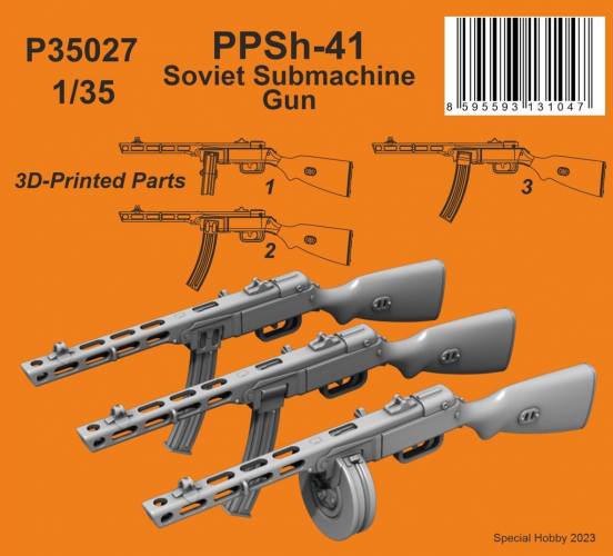 CMK 1/35 35027 PPSH-41 SOVIET MACHINE GUN