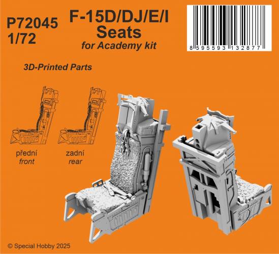 CMK 1/72 72045 F-15D/DJ/E/I SEATS