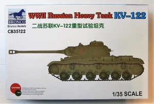 BRONCO 1/35 35122 WWII RUSSIAN HEAVY TANK KV-122