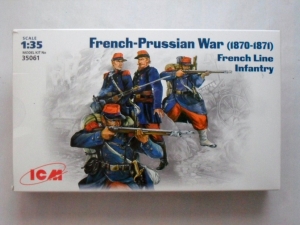ICM 1/35 35061 FRANCO/PRUSSIAN WAR - FRENCH LINE INFANTRY