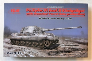 ICM 1/35 35363 Pz.Kpfw.VI Ausf.B KONIGSTIGER HENSCHEL TURRET  LATE 